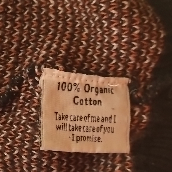 Elroy Black Patterned Long Sweater Vest (organic cotton) - Picture 4 of 4